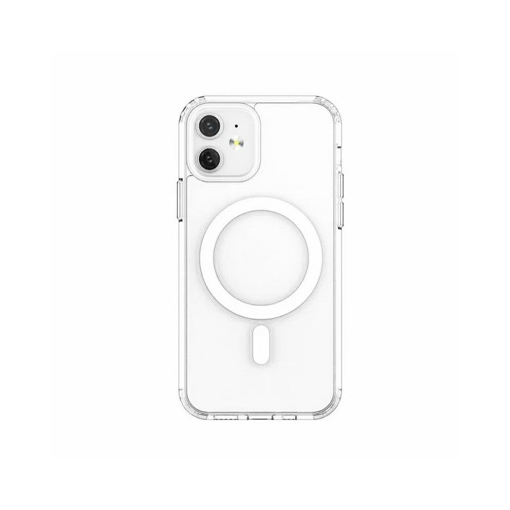 Dėklas iPhone 15 Plus magnetinis MAGSAFE (skaidrus)