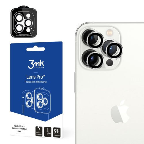 iPhone 13 kameros apsauga 3mk (sidabrinė)