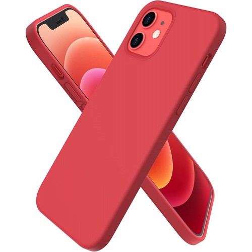 Dėklas Samsung A55 5G "Liquid Silicone" (raudonas)