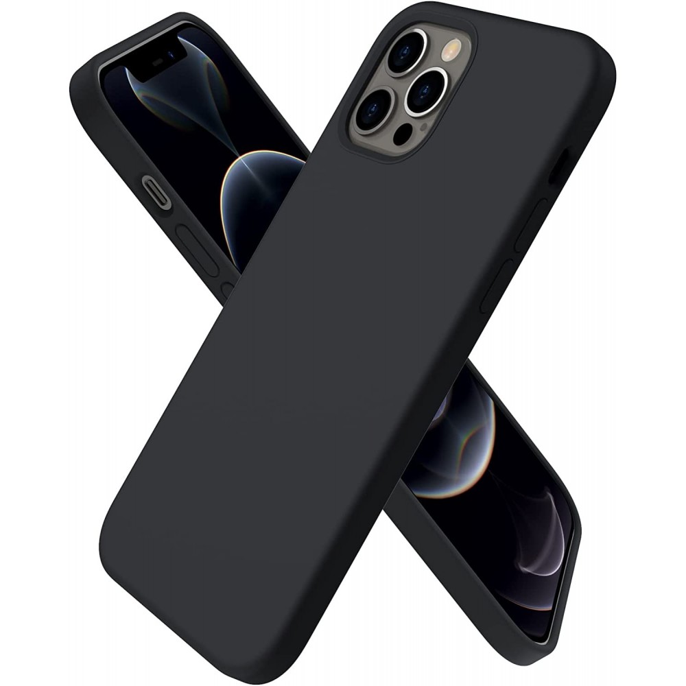 Dėklas Samsung A35 5G "Liquid Silicone" (juodas)