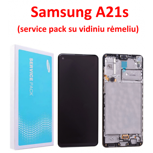 Samsung A21s ekranas Originalus (Service Pack)