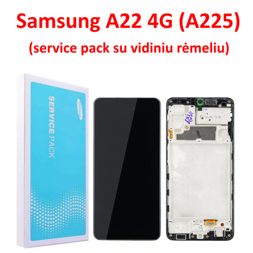 Samsung A22 4G ekranas Originalus (Service Pack)