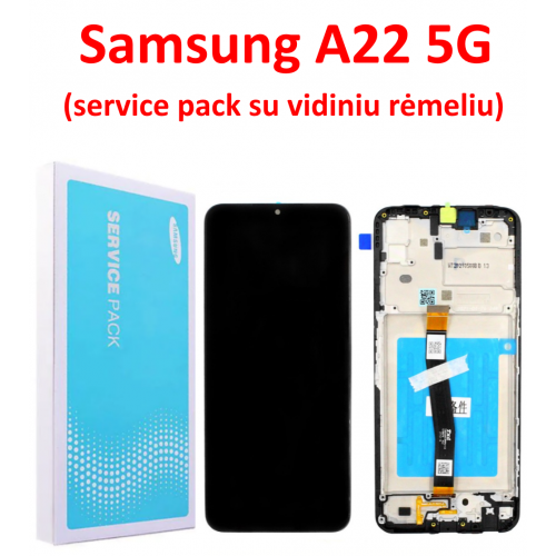 Samsung A22 5G ekranas Originalus (Service Pack)