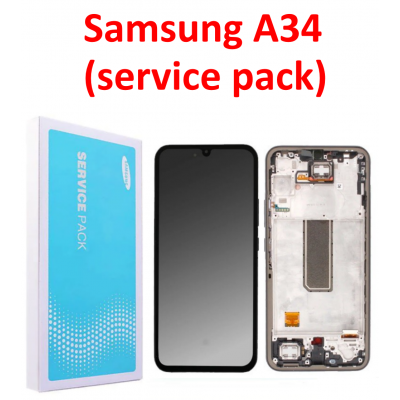 Samsung A34 ekranas Originalus (Service Pack)