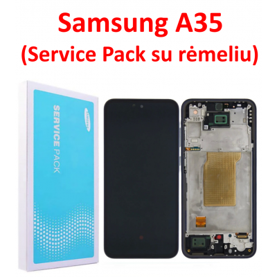 Samsung A35 ekranas Originalus (Service Pack)