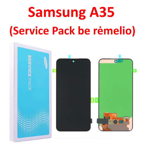 Samsung A35 ekranas Originalus NO FRAME (Service Pack)