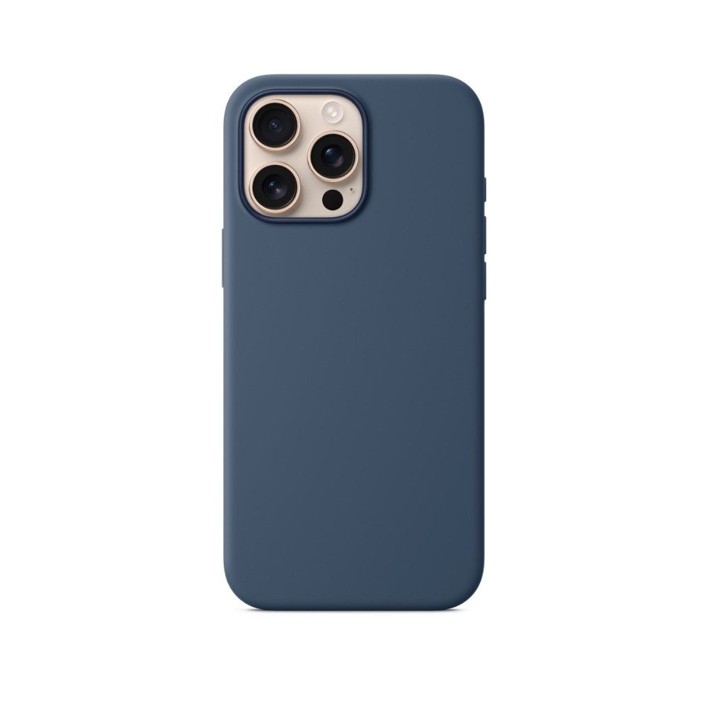 Dėklas iPhone 16 Pro Mag Silicone (mėlynas)