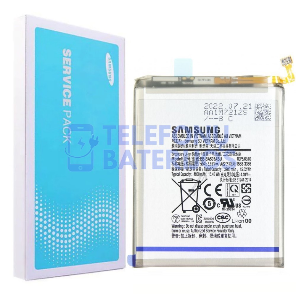 Samsung Galaxy A50 baterija Originali (Service pack)