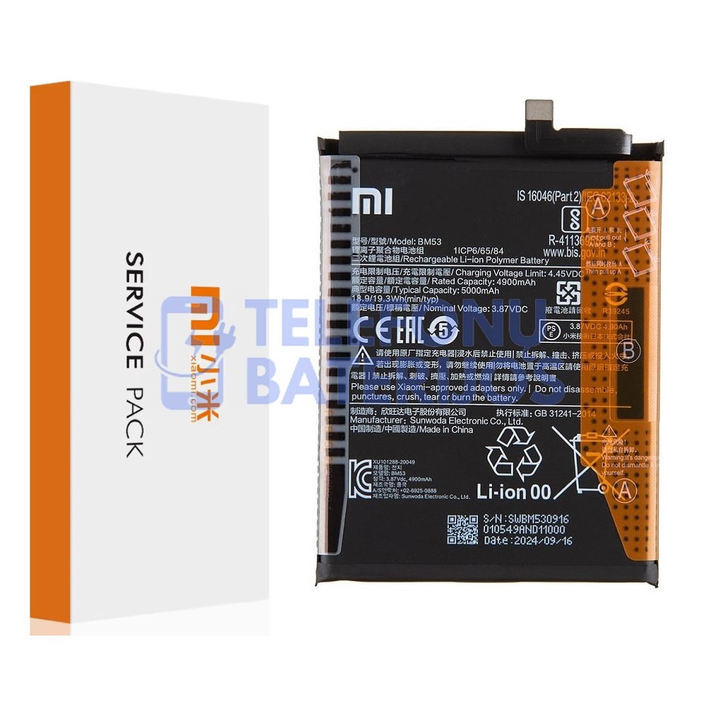 Xiaomi Mi 10T / Mi 10T Pro baterija (BM53)