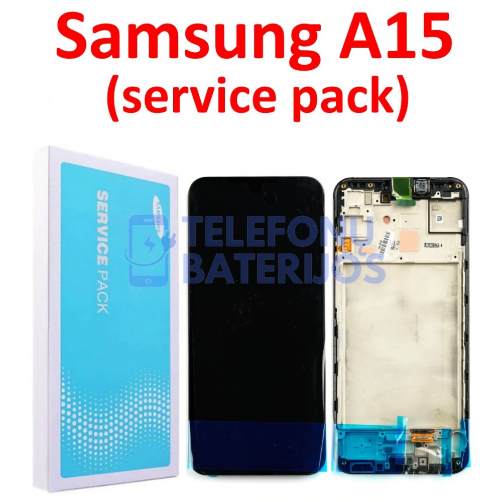 Samsung A15 ekranas Originalus (Service Pack)