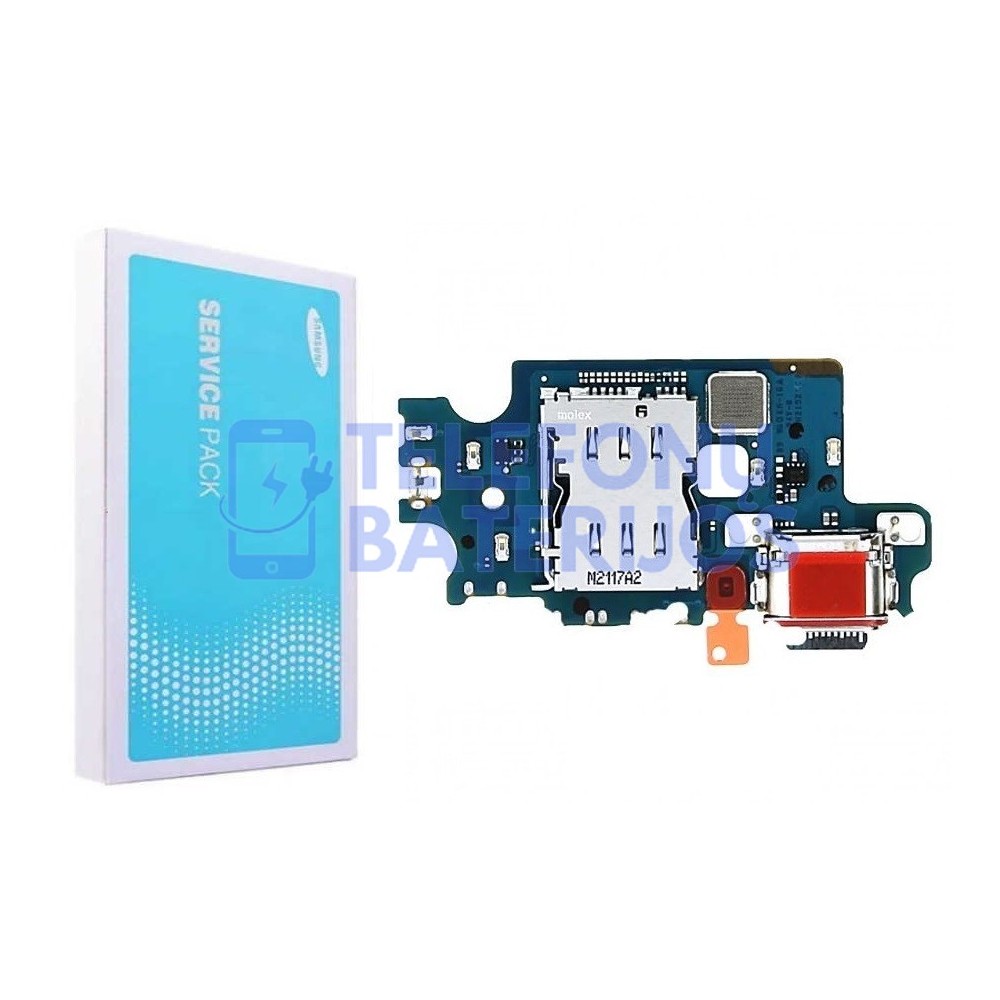 Samsung S22 Plus (S906) krovimo lizdas (mikrofonas, SIM lizdas)