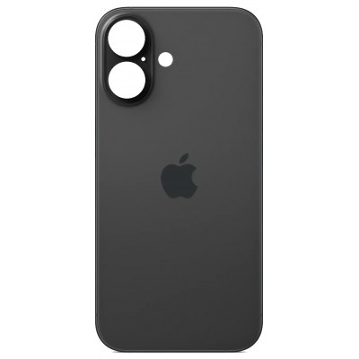 iPhone 16 Plus juodas galinis dangtelis