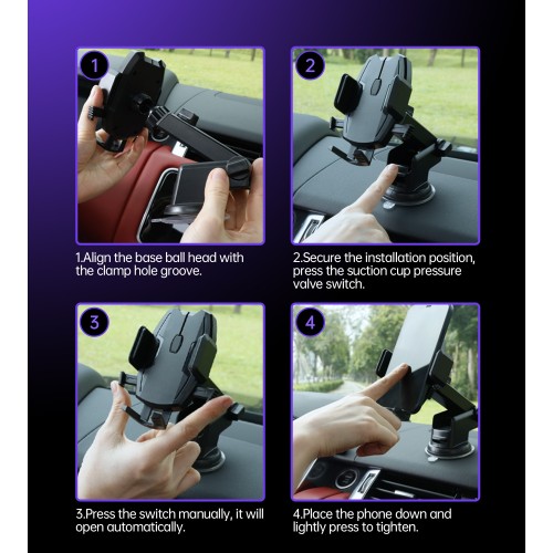 Automobilinis telefono laikiklis Choetech H043
