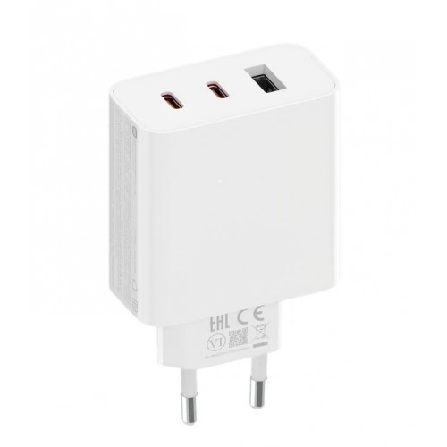 Xiaomi įkroviklis 67W 2C1A (2×USB-C + USB-A) baltas
