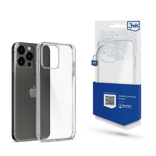 iPhone 17 Pro dėklas 3mk Clear Case