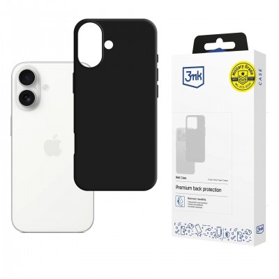 iPhone 17 dėklas 3mk Matt Case juodas