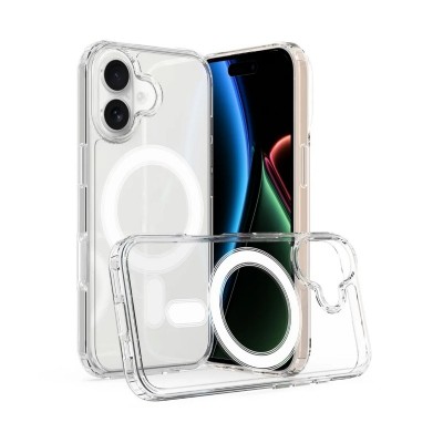 iPhone 17 dėklas Clear MagSafe Case skaidrus