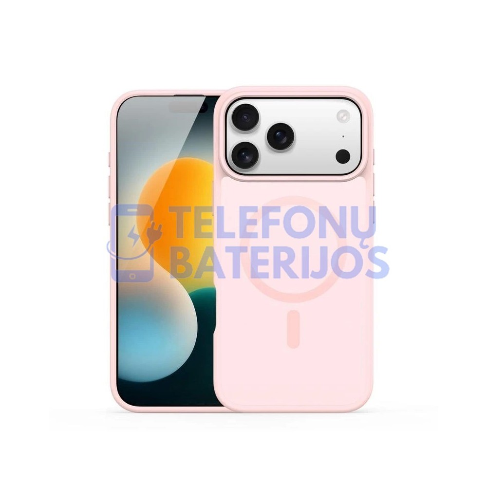 iPhone 17 Pro dėklas Dux Ducis Yind rožinis