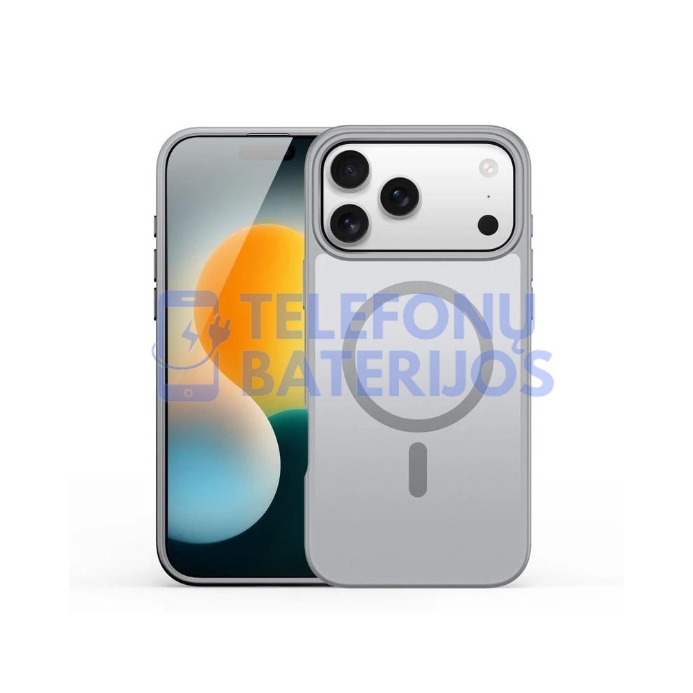 iPhone 17 Pro Max dėklas Dux Ducis Yind pilkas