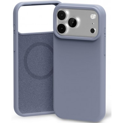 iPhone 17 Pro Max dėklas Mercury Pure MagSafe Silicon Case levandos pilka