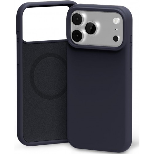 iPhone 17 Pro Max dėklas Mercury Pure MagSafe Silicon Case tamsiai mėlynas