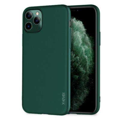 iPhone 11 pro max dėklas X-Level Guardian tamsiai žalias