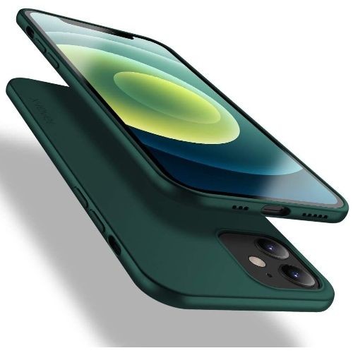 iPhone 13 pro max dėklas X-Level Guardian tamsiai žalias