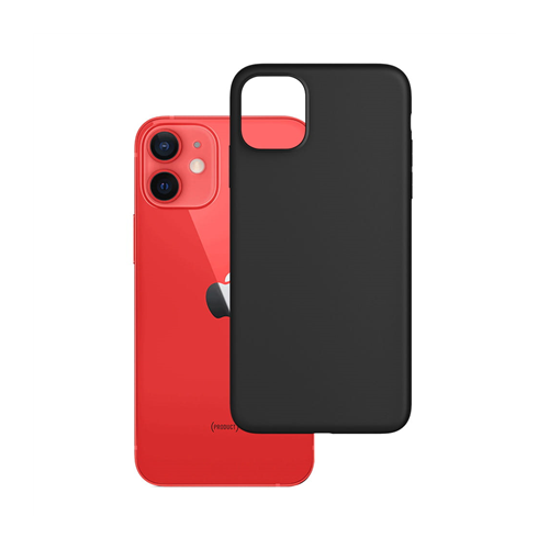Dėklas iPhone 12 mini "3MK Matt Case" (juodas)