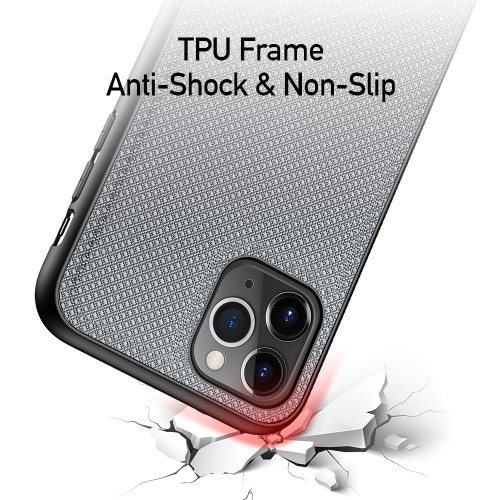 Dėklas iPhone 11 Pro Max "Dux Ducis Fino" (pilkas)