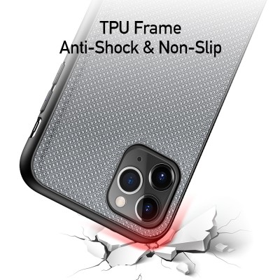 Dėklas iPhone 11 Pro Max "Dux Ducis Fino" (pilkas)