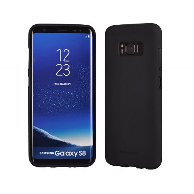 Dėklas iPhone 12 Pro Max "Mercury Soft Jelly" (juodas)