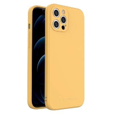 Dėklas iPhone 12 Pro Max "Wozinsky Color" (geltonas)