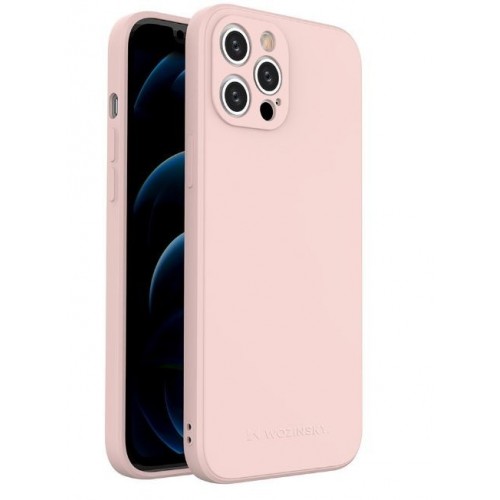 Dėklas iPhone 12 "Wozinsky Color" (rožinis)