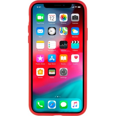 Dėklas Samsung A02s "Mercury Silicone" (raudonas)