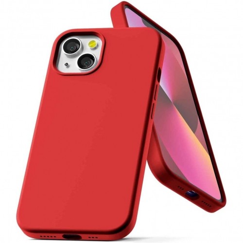 Dėklas iPhone 13 Mini "Mercury Silicone" (raudonas)