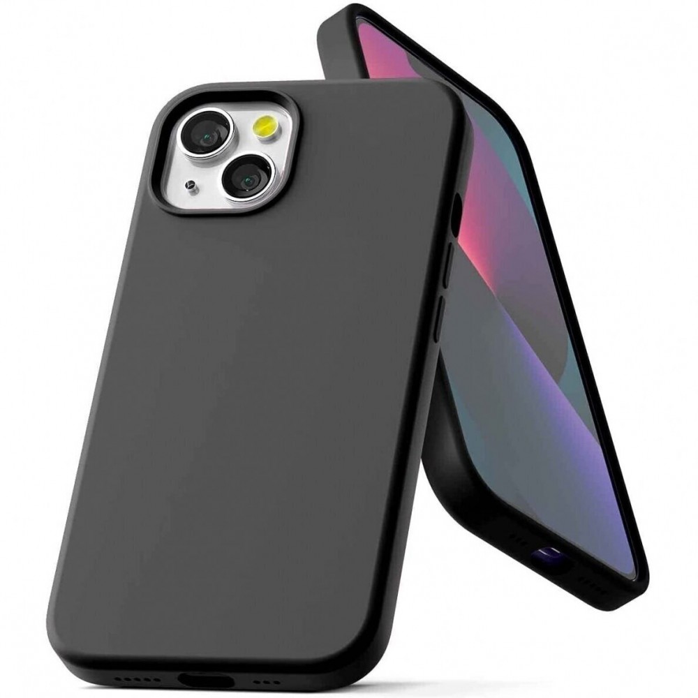 Dėklas iPhone 13 "Mercury Silicone" (juodas)