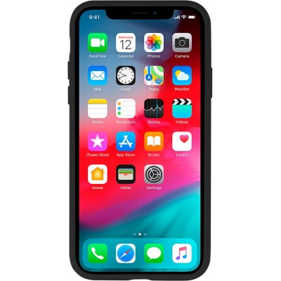 Dėklas iPhone 13 Pro "Mercury Silicone" (juodas)