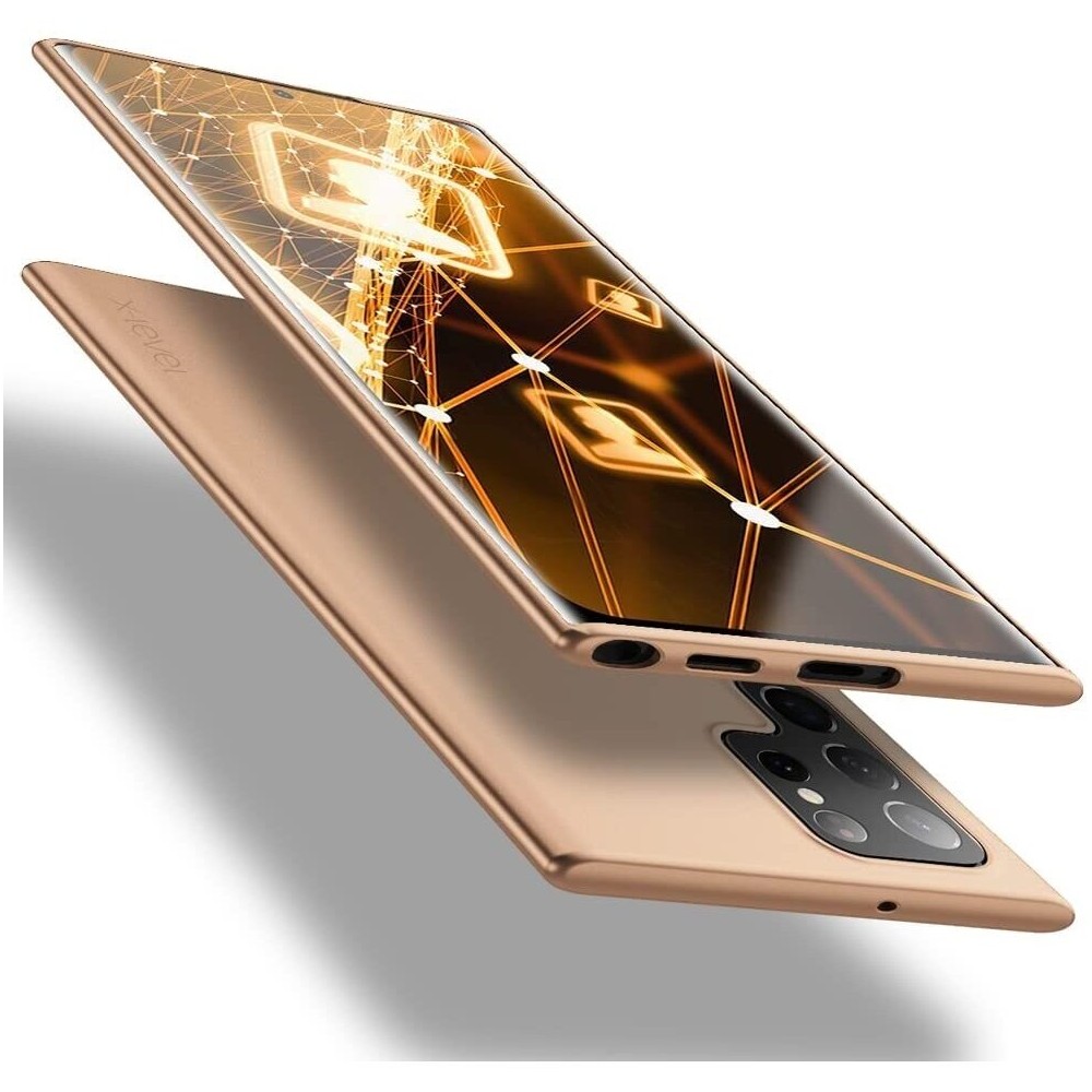 Dėklas Samsung S22 Ultra 5G "X-Level Guardian" (auksinis)