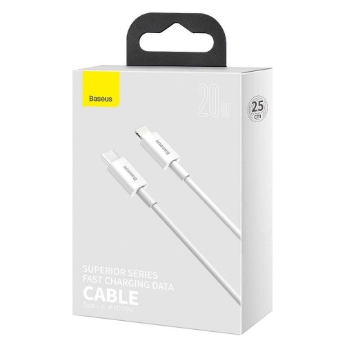 BASEUS USB-C to Lightning laidas (0.25m)