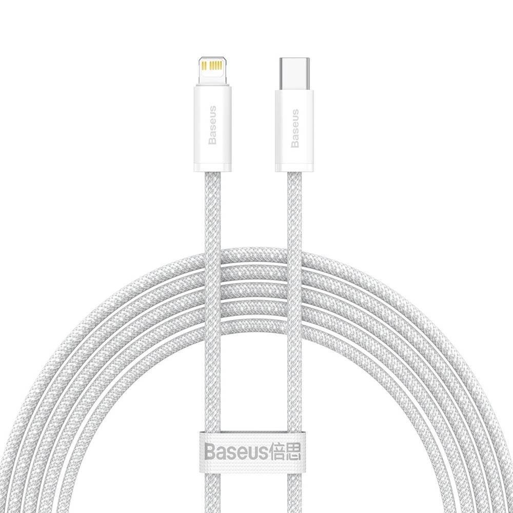 BASEUS USB-C to Lightning iphone medžiaginis laidas (2m)