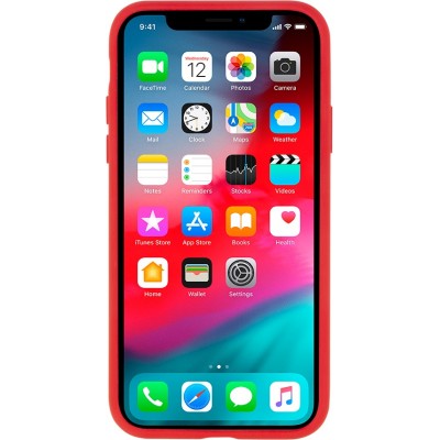 Dėklas iPhone 14 Plus "Mercury Silicone" (raudonas)