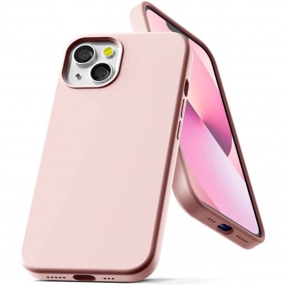 Dėklas iPhone 14 Pro "Mercury Silicone" (šviesiai rožinis)