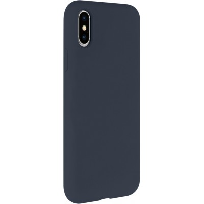 Dėklas iPhone 14 Pro "Mercury Silicone" (tamsiai mėlynas)