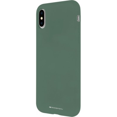 Dėklas iPhone 14 Pro Max "Mercury Silicone" (žalias)