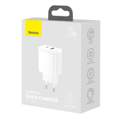 BASEUS USB-C Greitas iPhone įkroviklis 20W