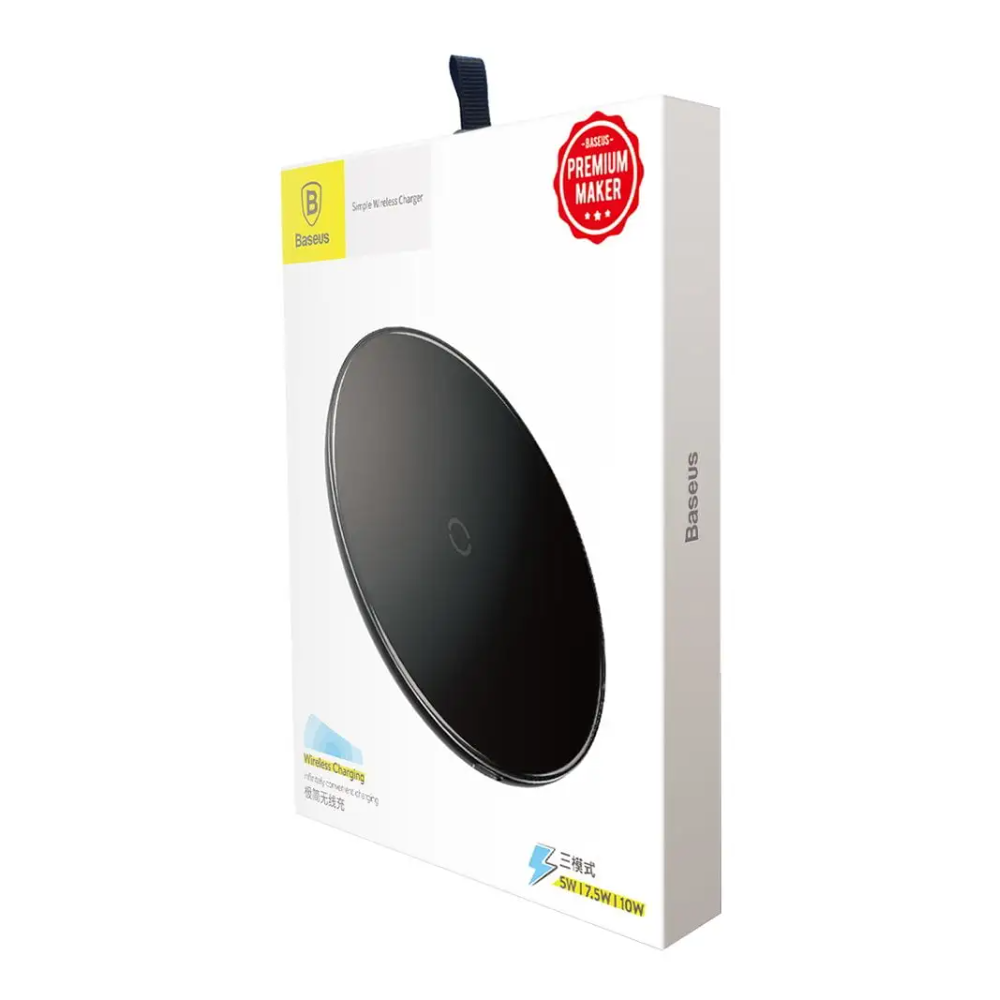 BASEUS iPhone belaidis įkroviklis 10W (juodas) BASEUS iPhone belaidis įkroviklis 10W (juodas)